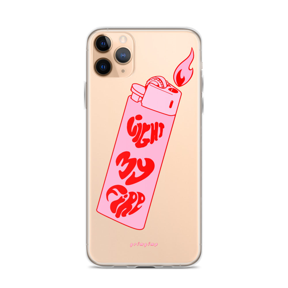 Light My Fire (transparent background) iPhone Case