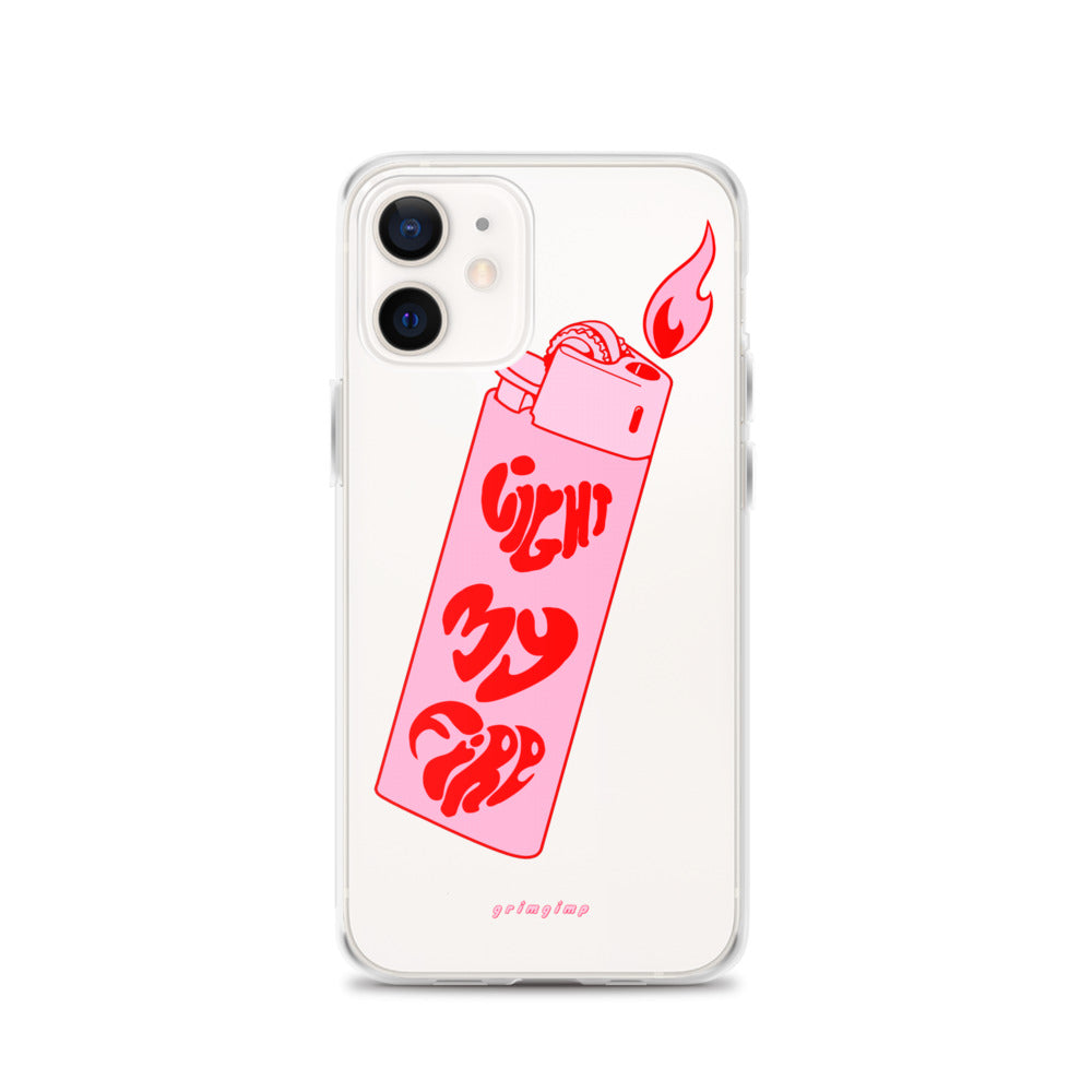 Light My Fire (transparent background) iPhone Case