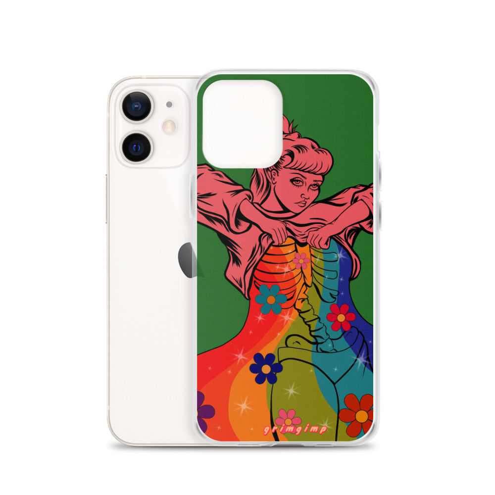 Rainbow Flow (see-through rainbow) iPhone Case