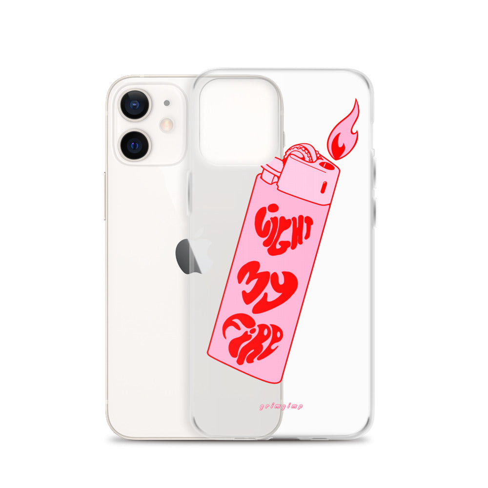 Light My Fire (transparent background) iPhone Case