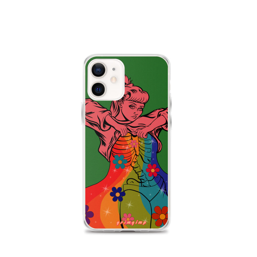 Rainbow Flow (see-through rainbow) iPhone Case