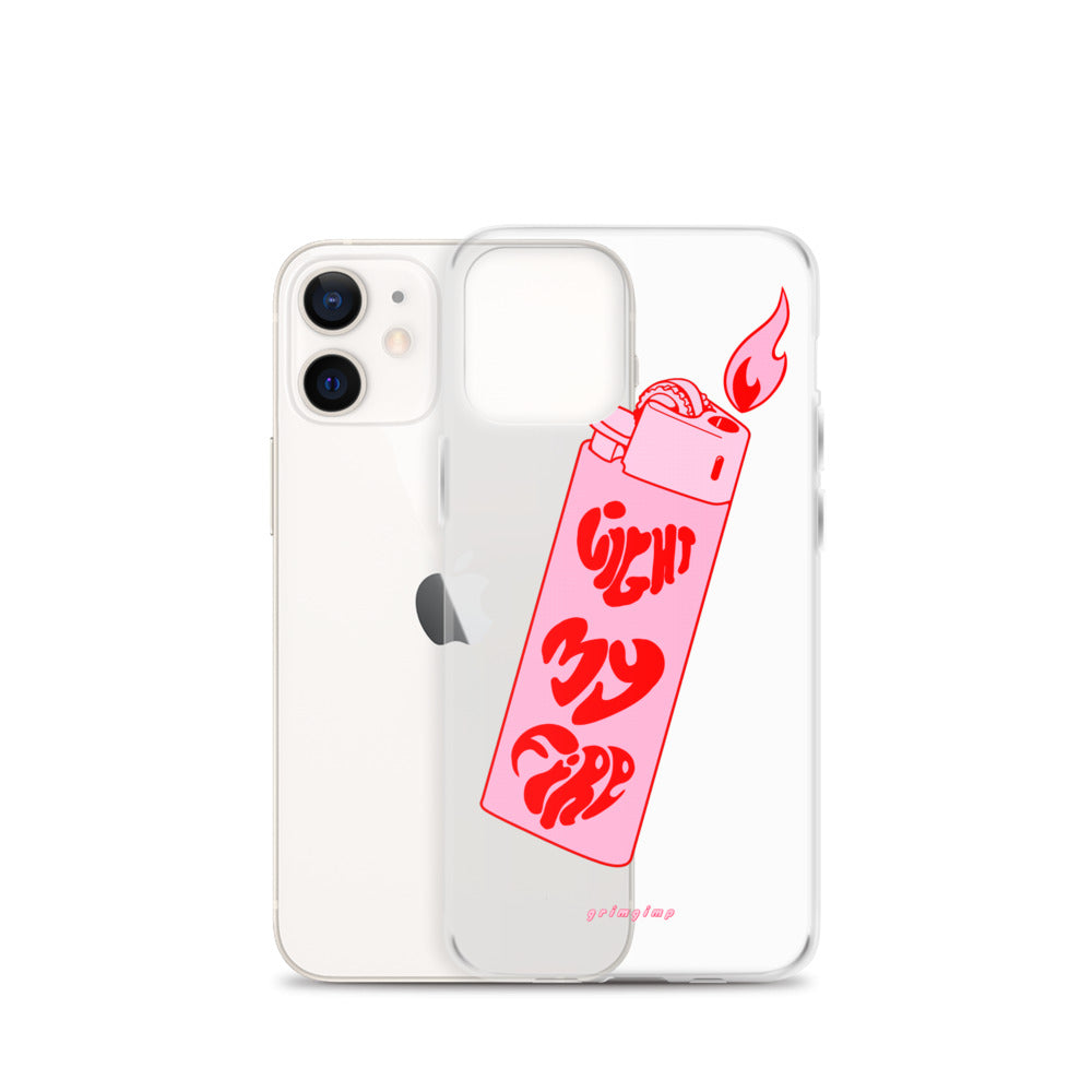 Light My Fire (transparent background) iPhone Case