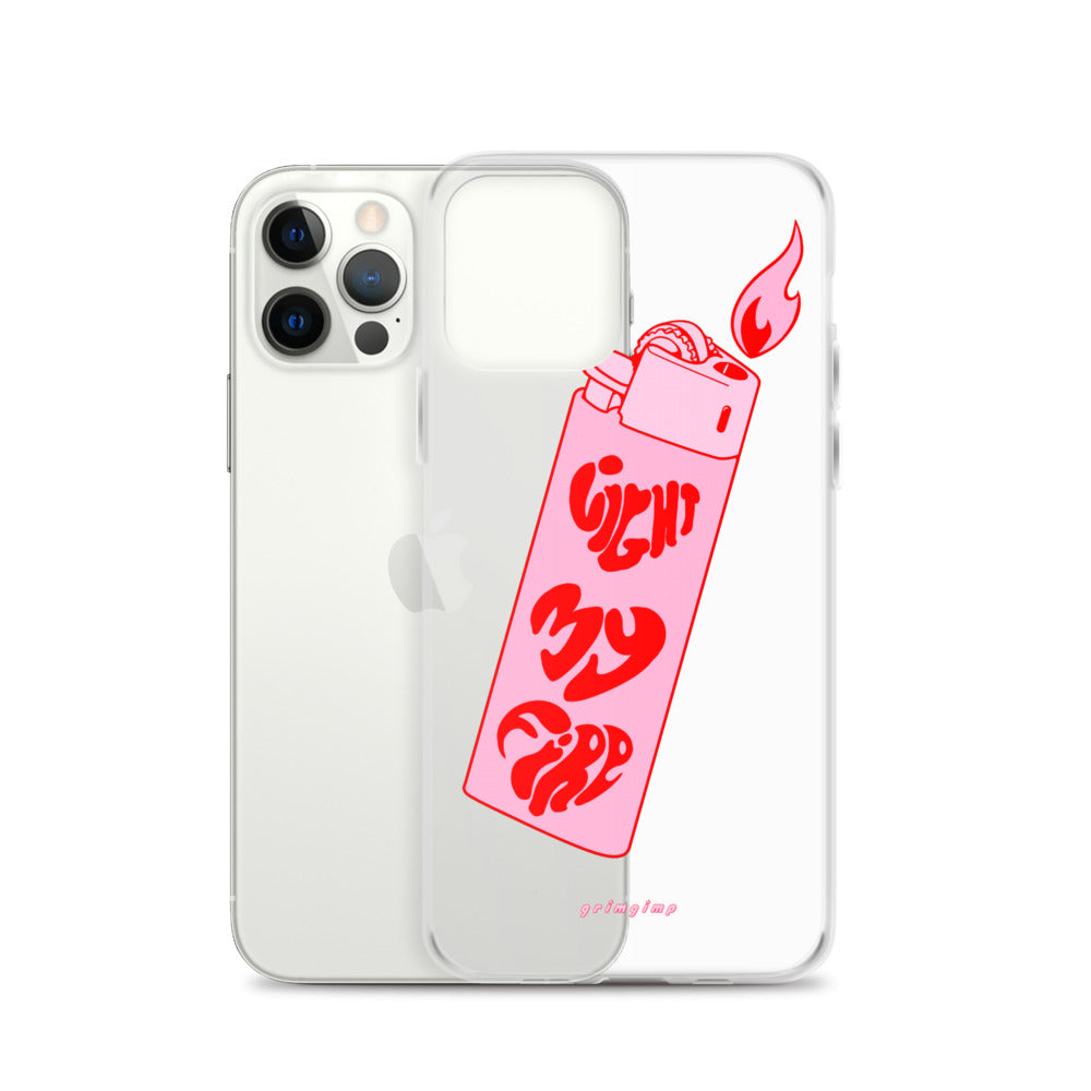 Light My Fire (transparent background) iPhone Case