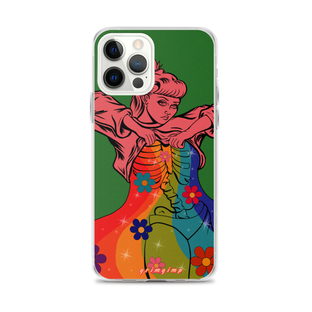 Rainbow Flow (see-through rainbow) iPhone Case