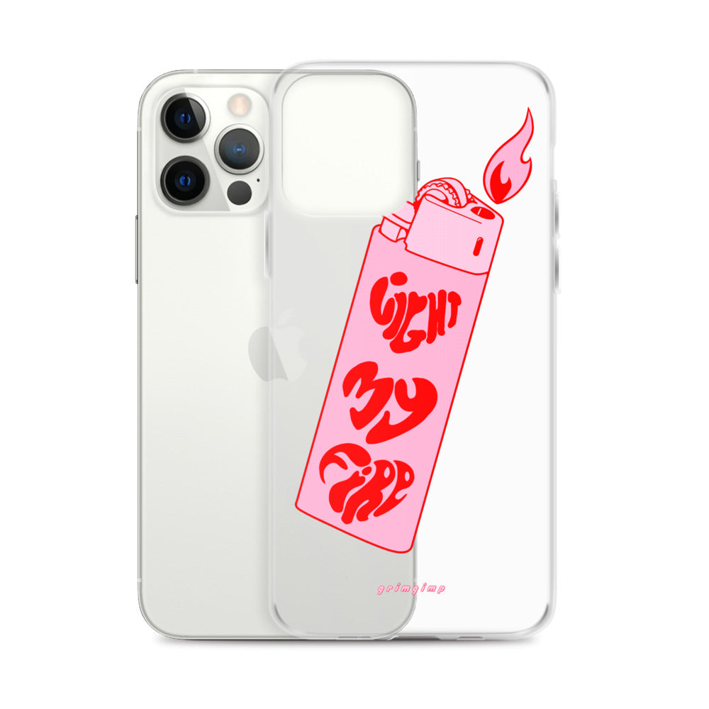 Light My Fire (transparent background) iPhone Case