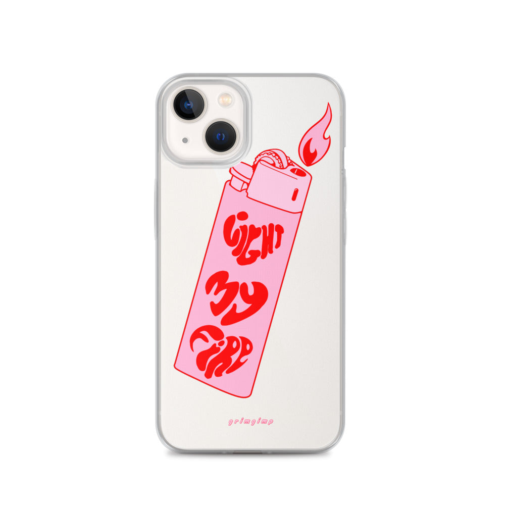 Light My Fire (transparent background) iPhone Case