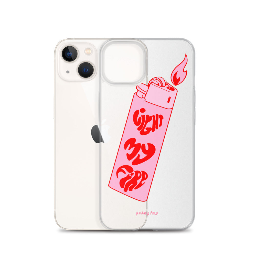 Light My Fire (transparent background) iPhone Case