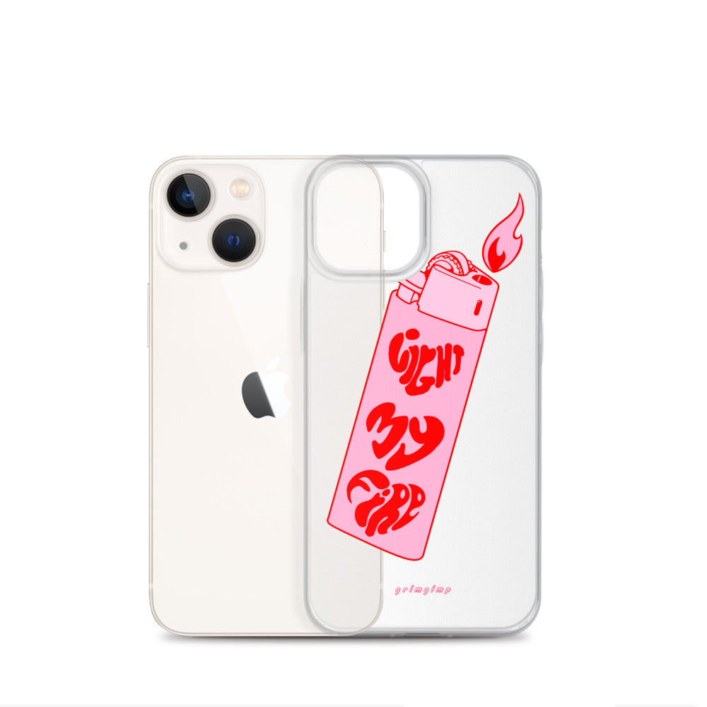Light My Fire (transparent background) iPhone Case