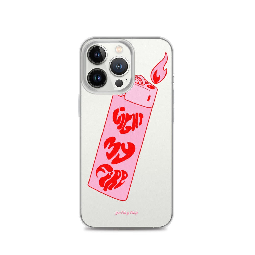 Light My Fire (transparent background) iPhone Case