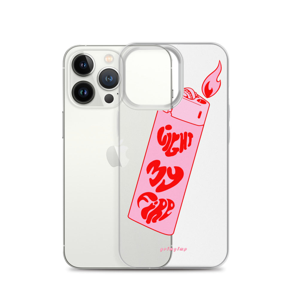 Light My Fire (transparent background) iPhone Case