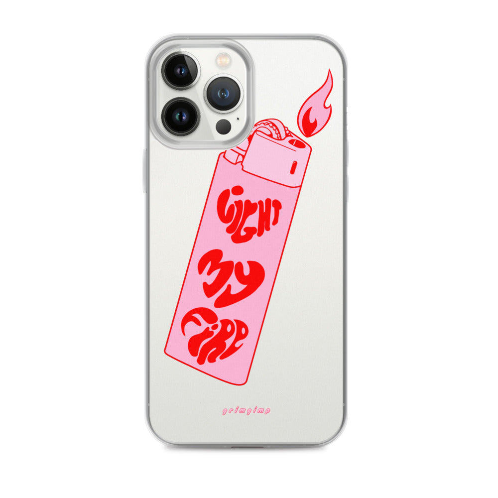 Light My Fire (transparent background) iPhone Case