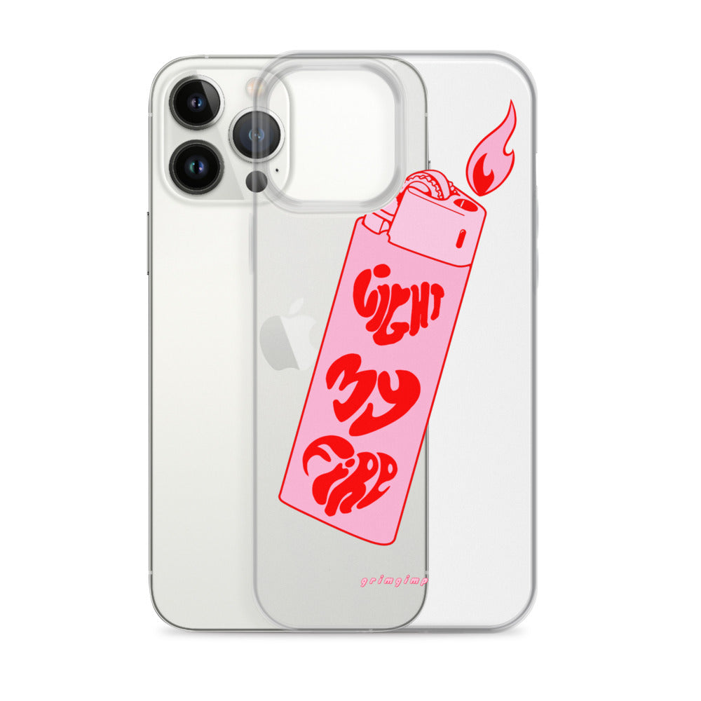 Light My Fire (transparent background) iPhone Case