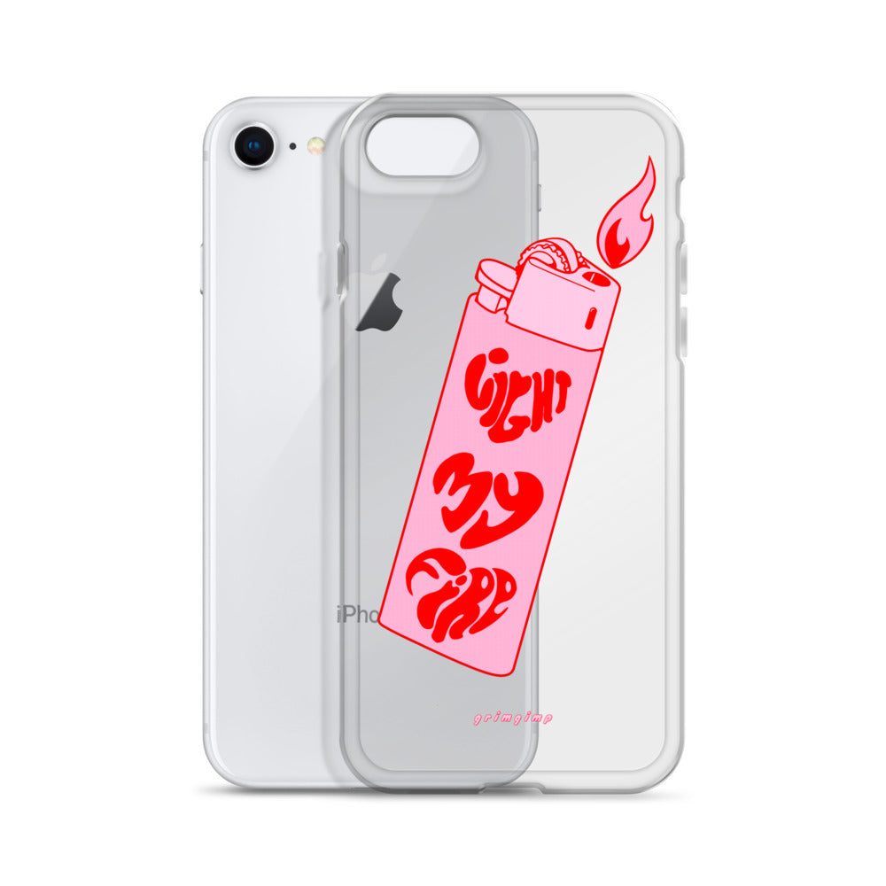 Light My Fire (transparent background) iPhone Case