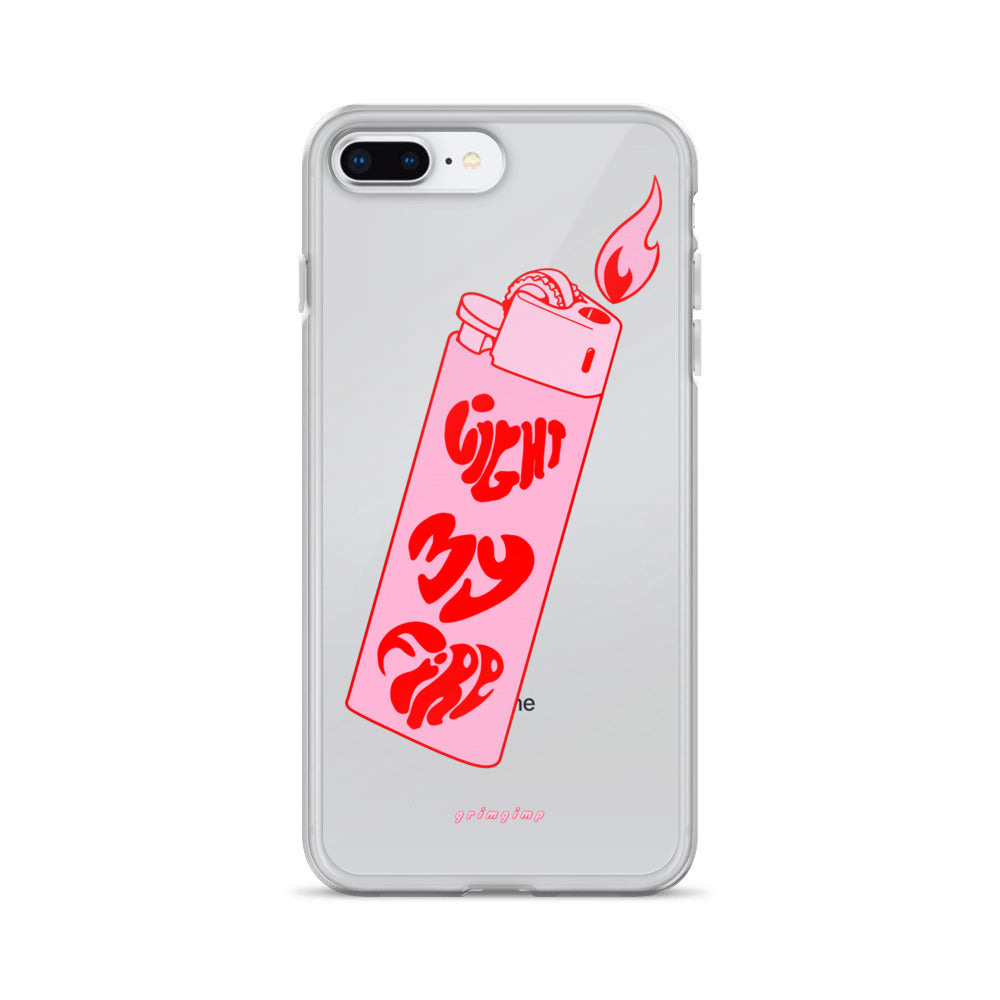 Light My Fire (transparent background) iPhone Case