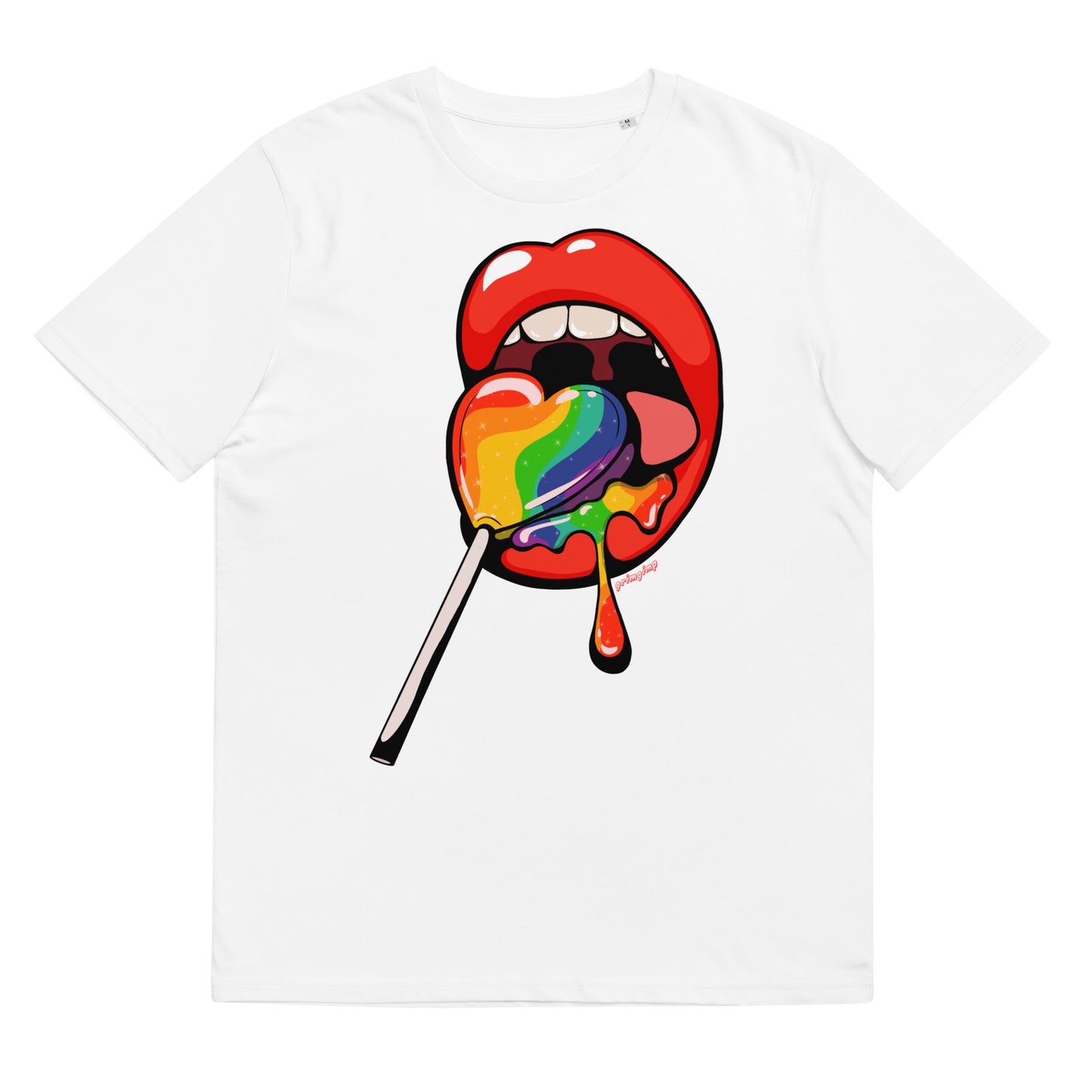 Love Lips Unisex organic cotton t-shirt