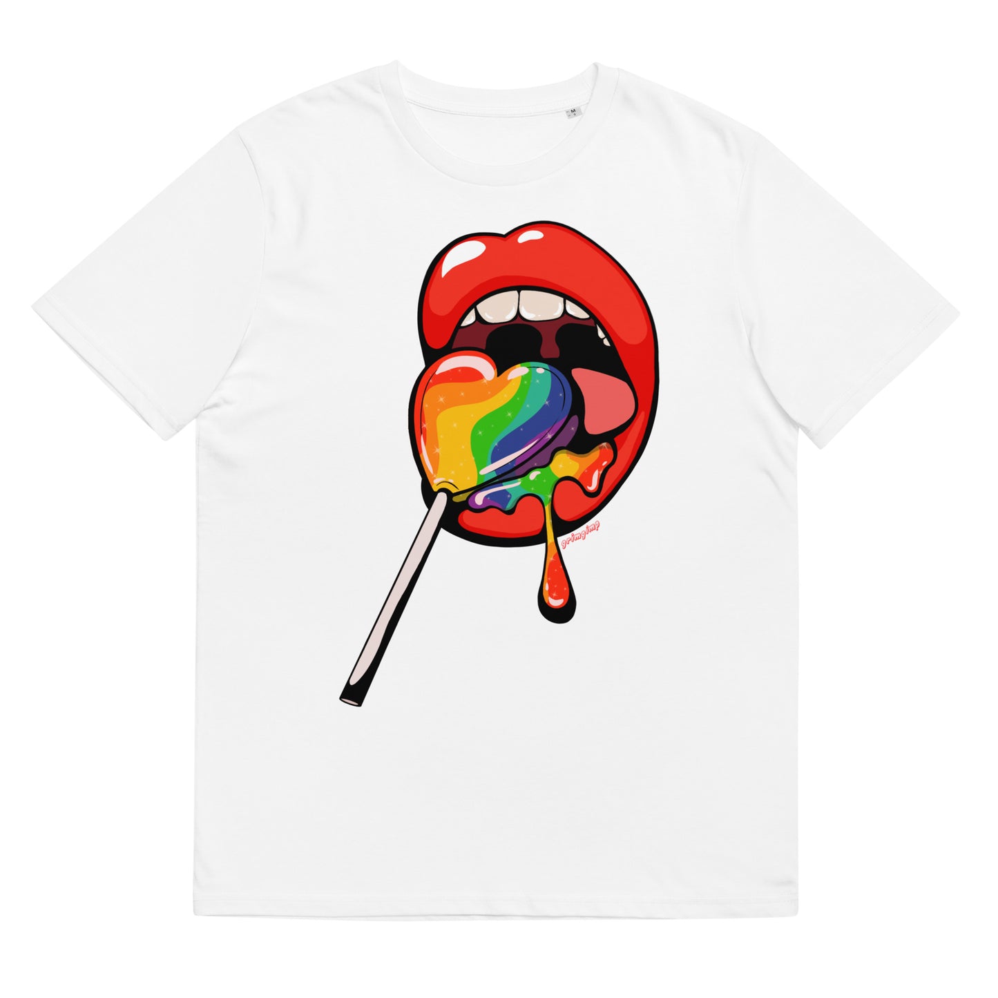 Love Lips Unisex organic cotton t-shirt