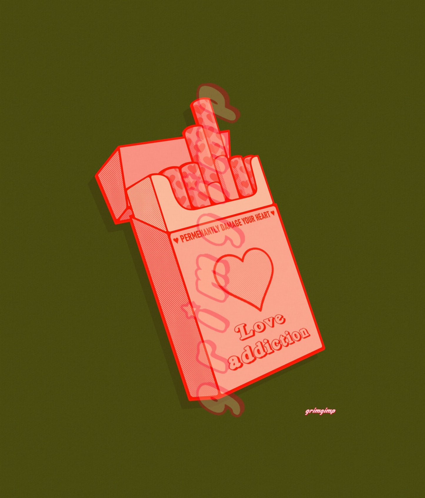 Love Addiction VERSION 2 matte print