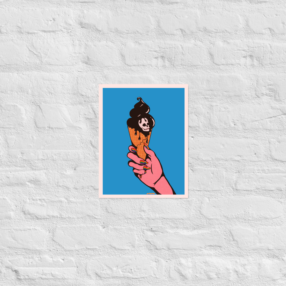 Deadly Good Print (blue) matte print