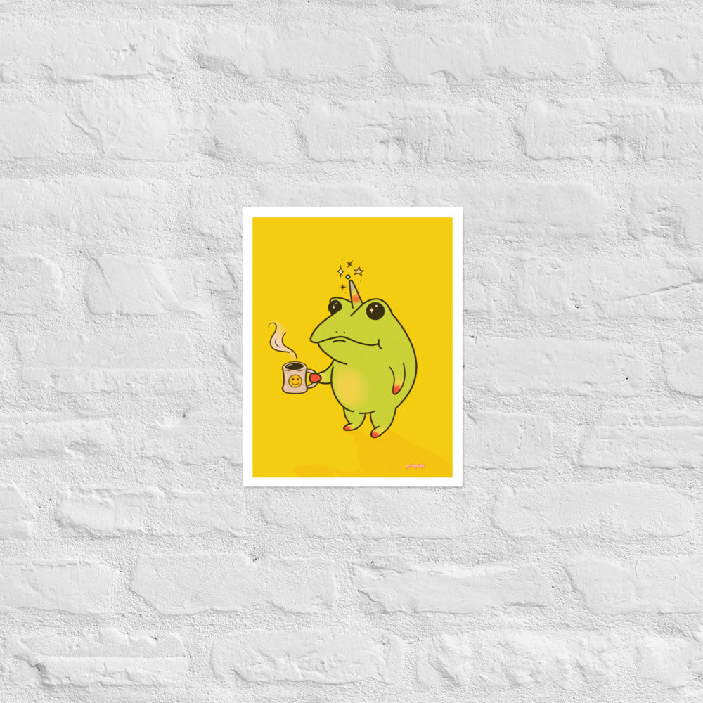 Morning Unitoad matte print
