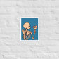 Pretty Bones matte print