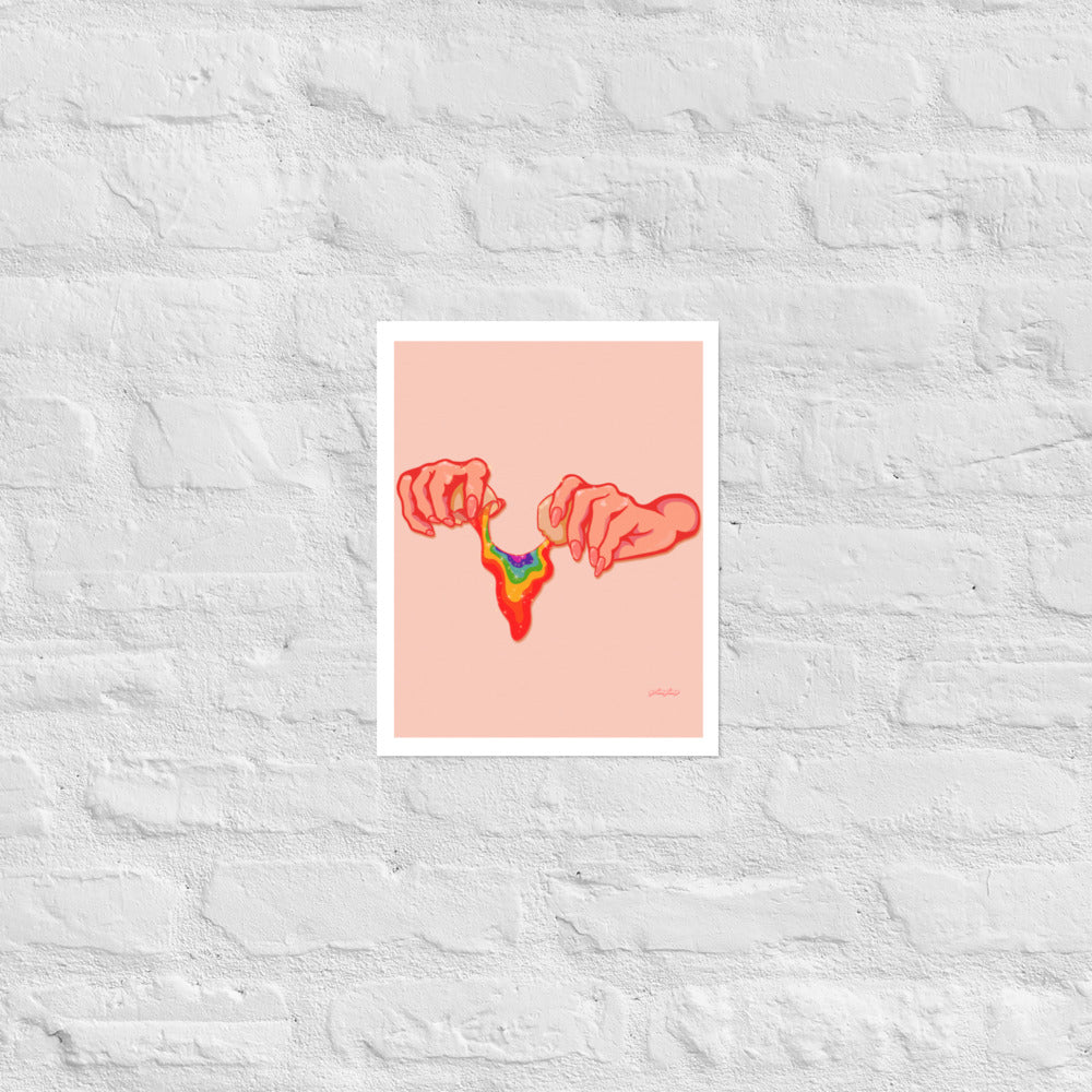 Crack Open the Universe matte print