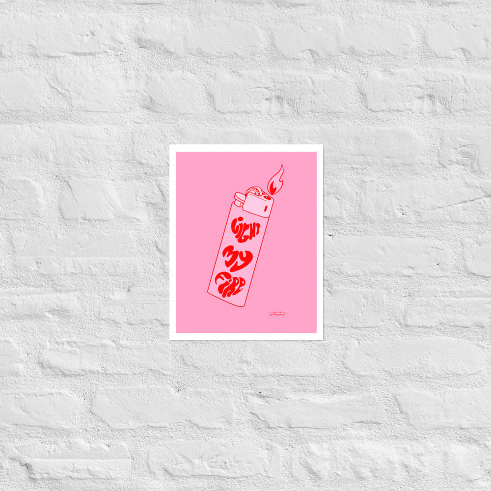 Light My Fire matte print