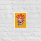 Skull in Love matte print