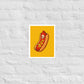 Hot Dog Skull matte print