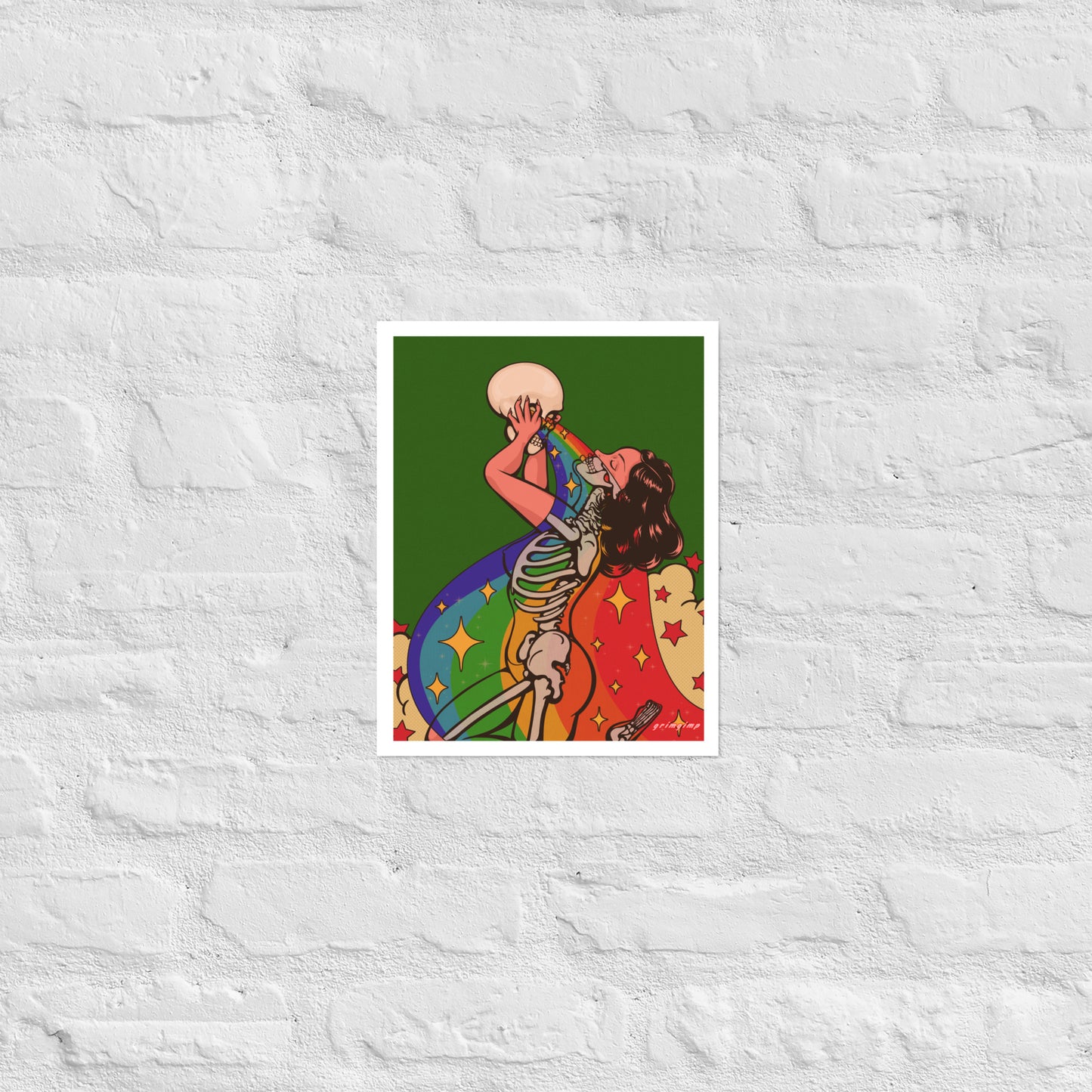 Rainbow X-RAY Babe matte print