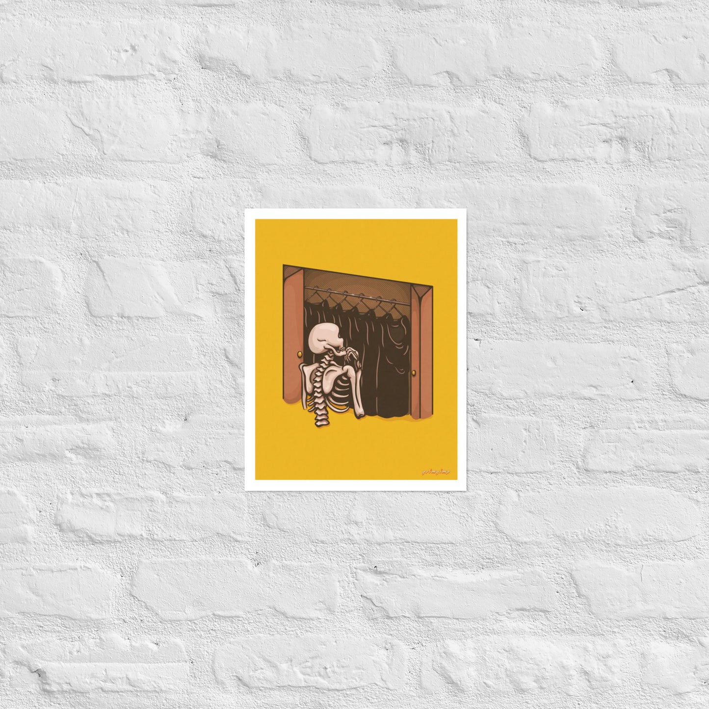 So many options? But which to choose? matte illustration poster