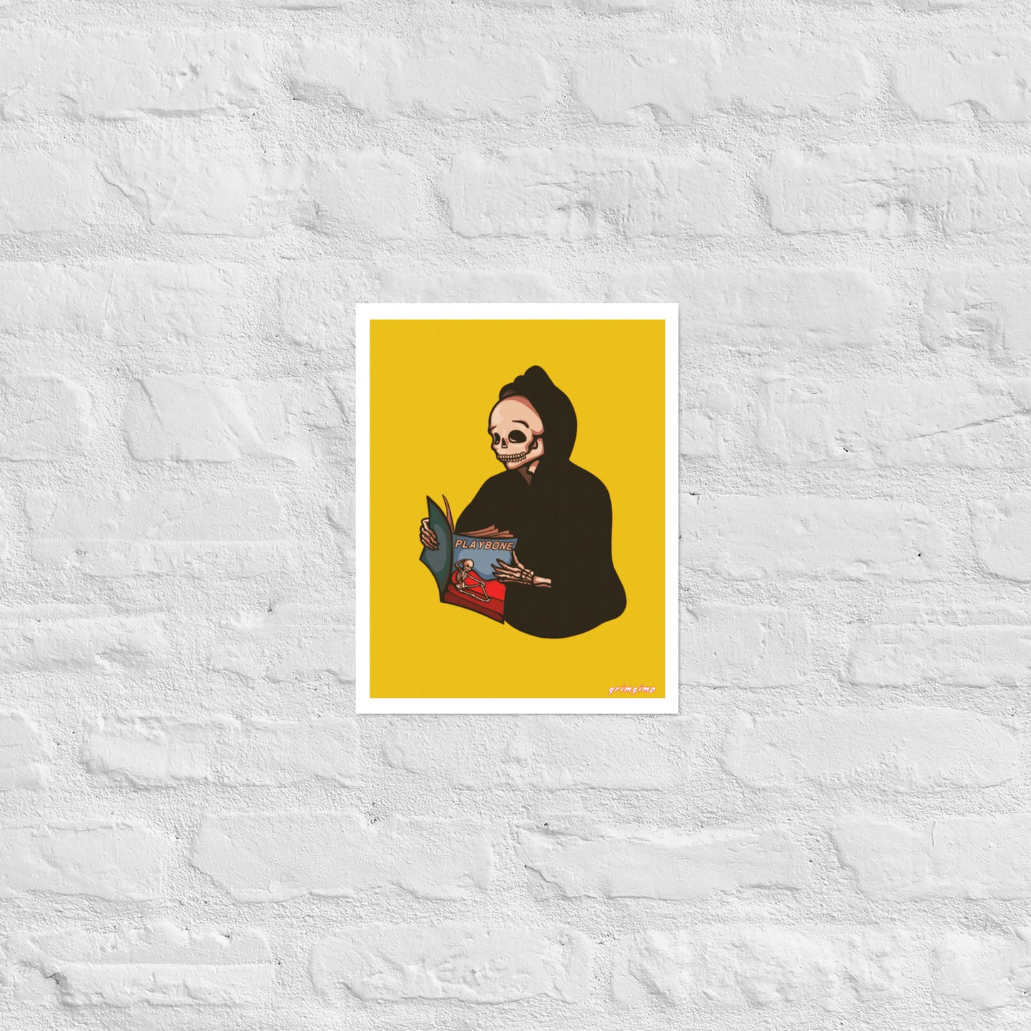 Playbone matte illustration