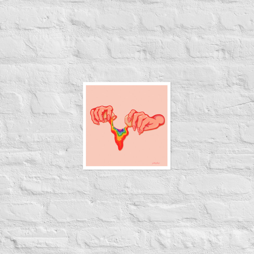 Crack Open the Universe matte print