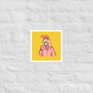 Blonde Bunny Skelly matte print