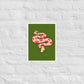 Love Snake (white) matte print