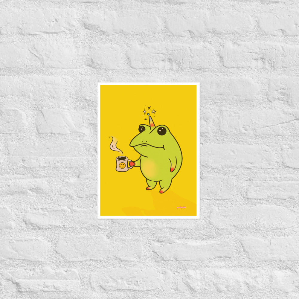 Morning Unitoad matte print