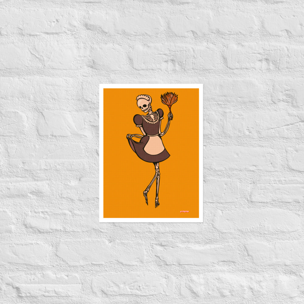 Bonehilda matte print