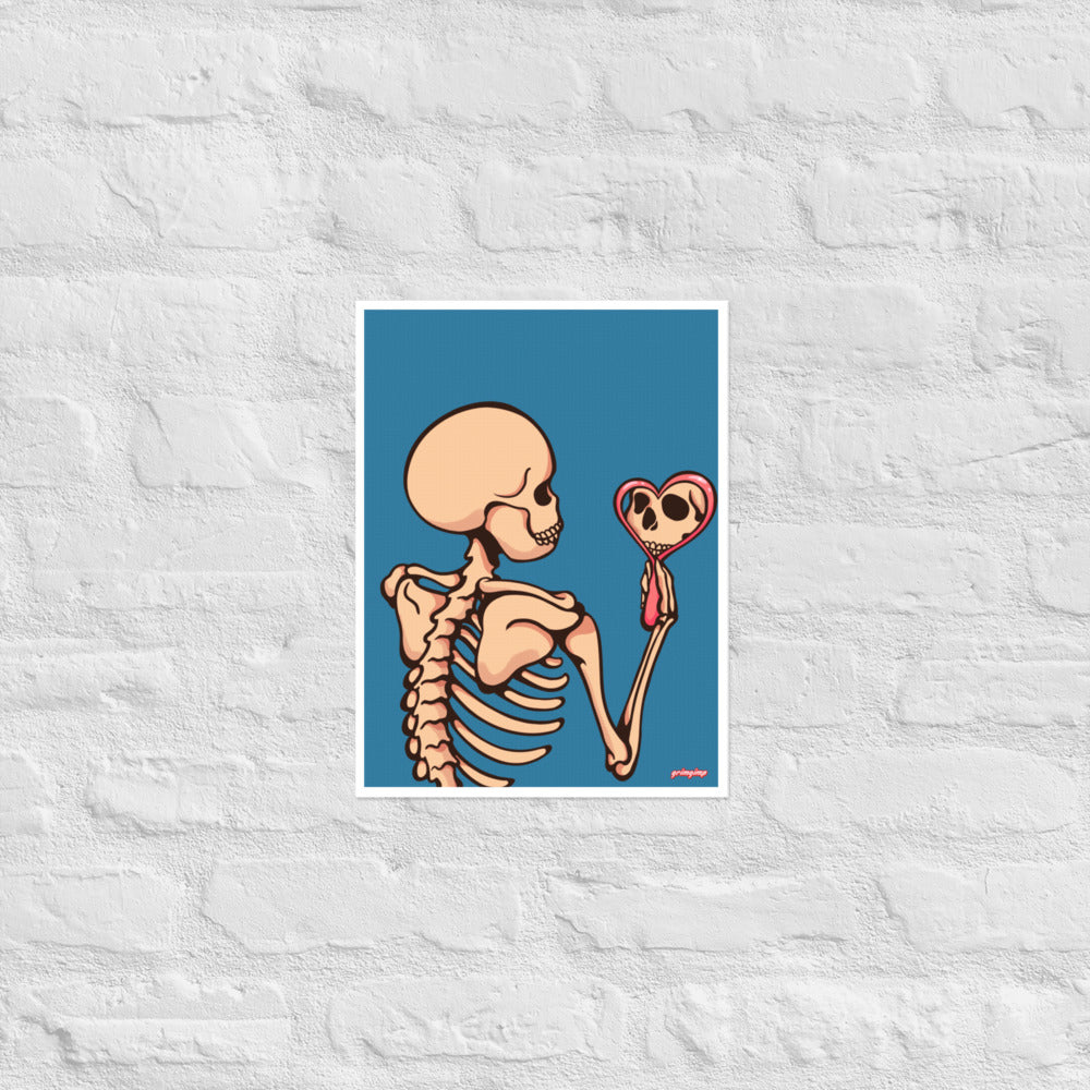 Pretty Bones matte print