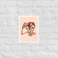 Mama Hair Rolls (soft pink) matte print