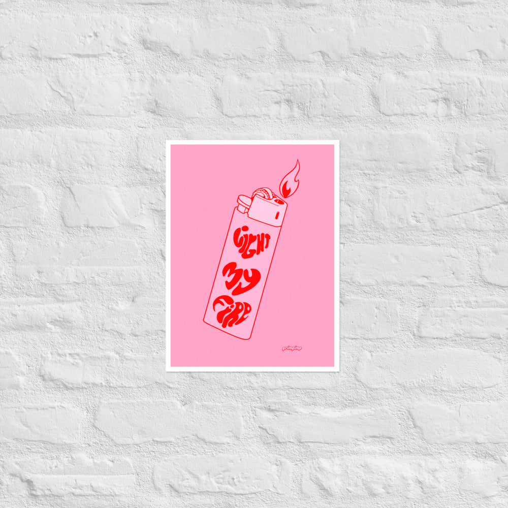 Light My Fire matte print