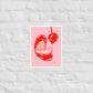 Cherry Lips matte print