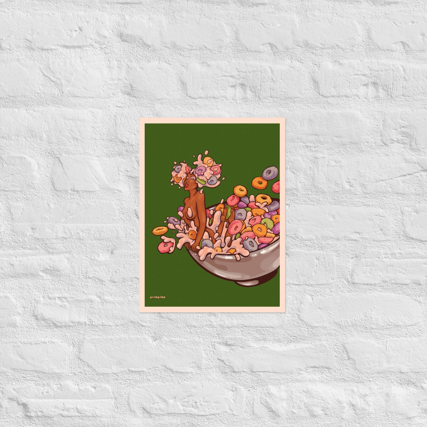 Fruity Lady matte print