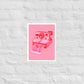 Hot Polaroid (pink) matte print
