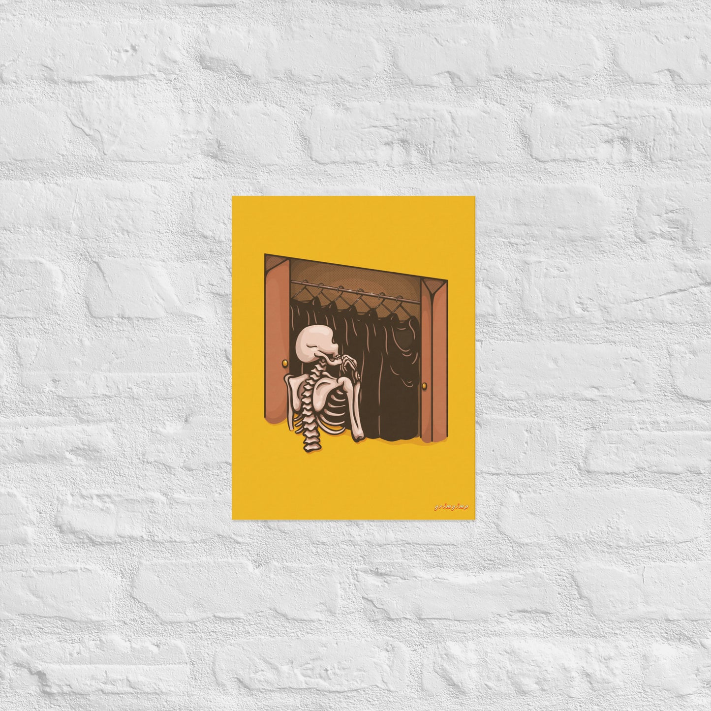 So many options? But which to choose? matte illustration poster
