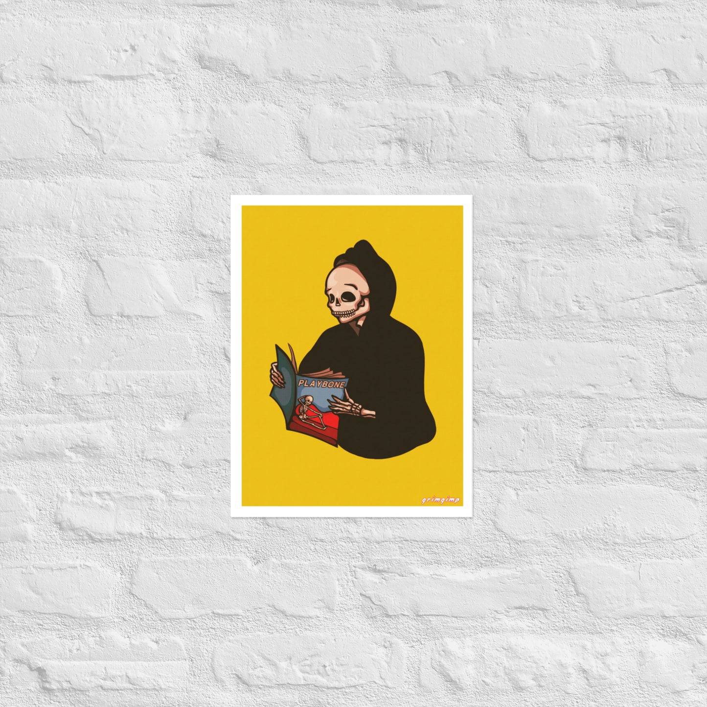 Playbone matte illustration