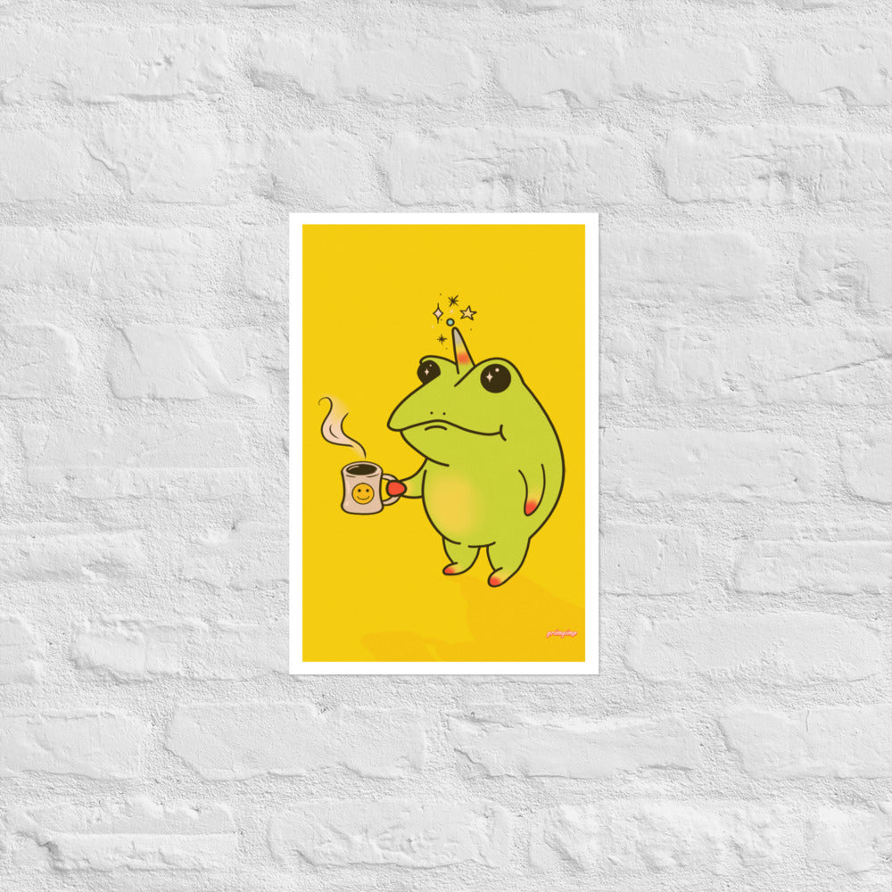 Morning Unitoad matte print