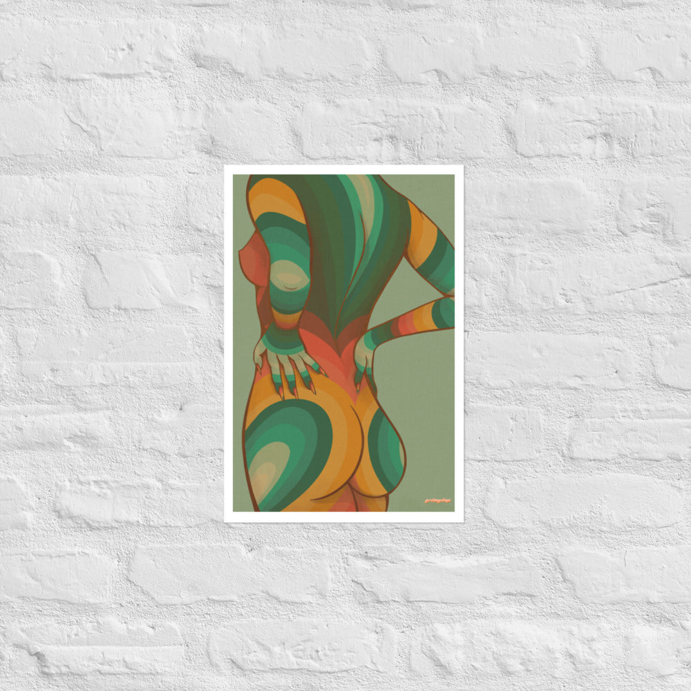 Nude matte print