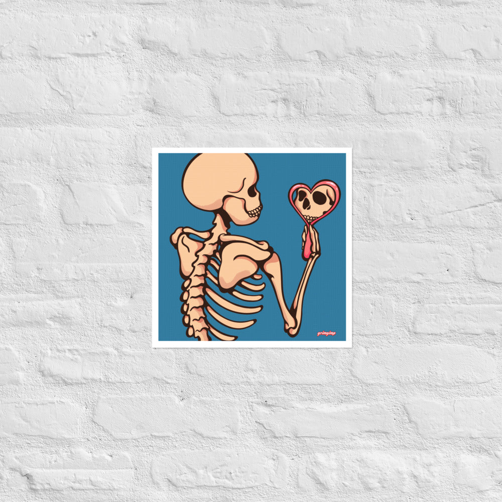 Pretty Bones matte print