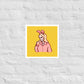Blonde Bunny Skelly matte print