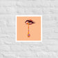 Starry Tears (pink) matter print