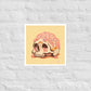 Funfetti Skull Cake matte print